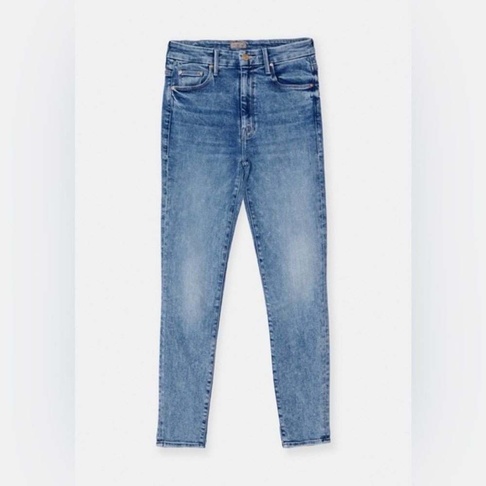 Mother The Looker High Waisted Ankle Jeans On the road wash size 28 pristine